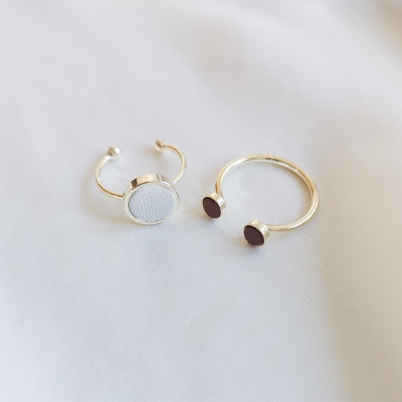 MOVING SALE minimal duo ring - Picture 2 of 4
